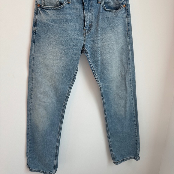 Levi's 513 Men's Jeans Blue Denim Slim Straight Fit Stretch Size 29x30 - Picture 5 of 6